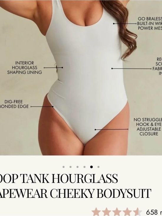 Honeylove Other - Hourglass Shapewear Cheeky Bodysuit - Light Cream honeylove